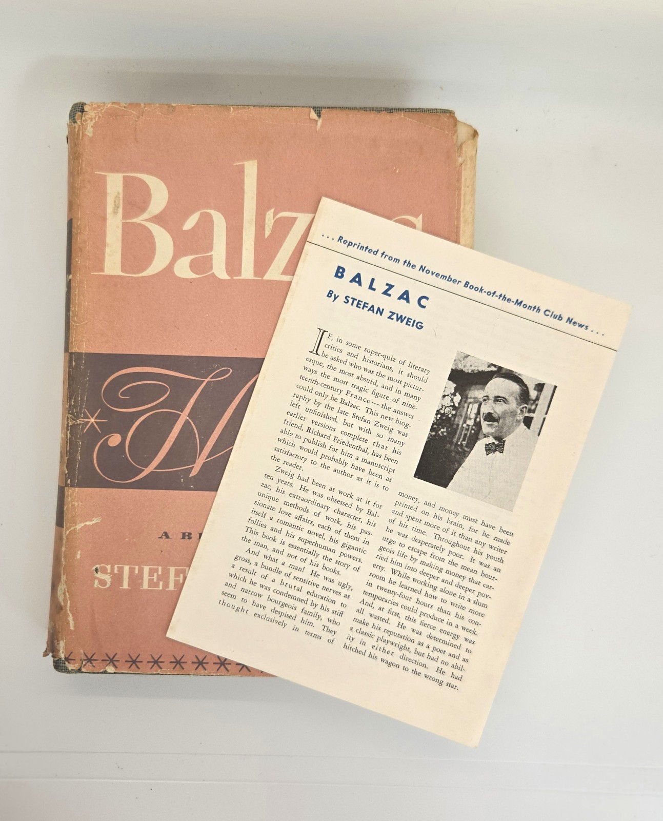 Stefan Zweig Balzac 1946 Viking Press First US Edition HC