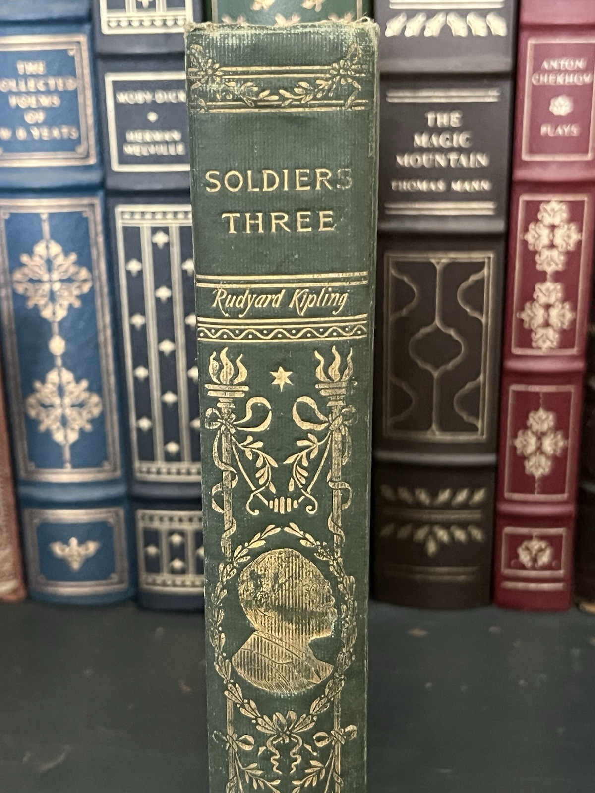 1899 RARE 1stEd – „Soldiers Three“ By Rudyard Kipling – Short Stories/1 Vol VG!