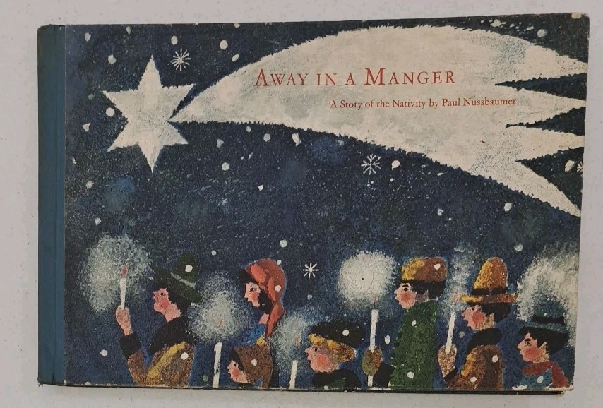 Vintage 1965 Switzerland Printing-Paul Nussbaumer’s Away In A Manger-Children’s