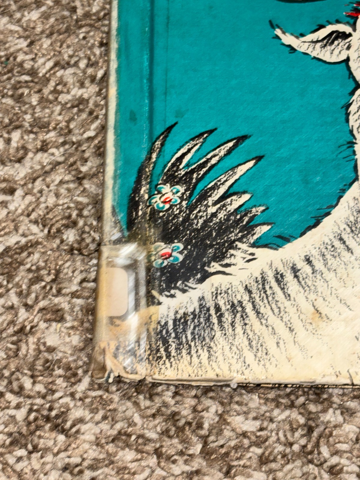 Thidwick Big Hearted Moose Dr Seuss Book Vtg 1976 Ex-Library HC Random House