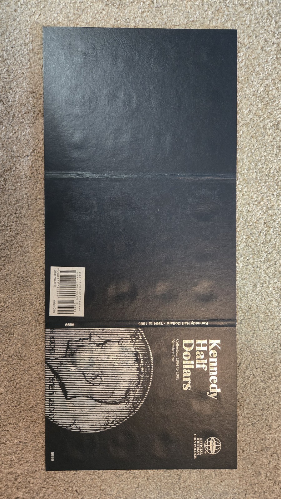 Whitman Coin Folder #9699: Half Dollars : Kennedy 1964-1985