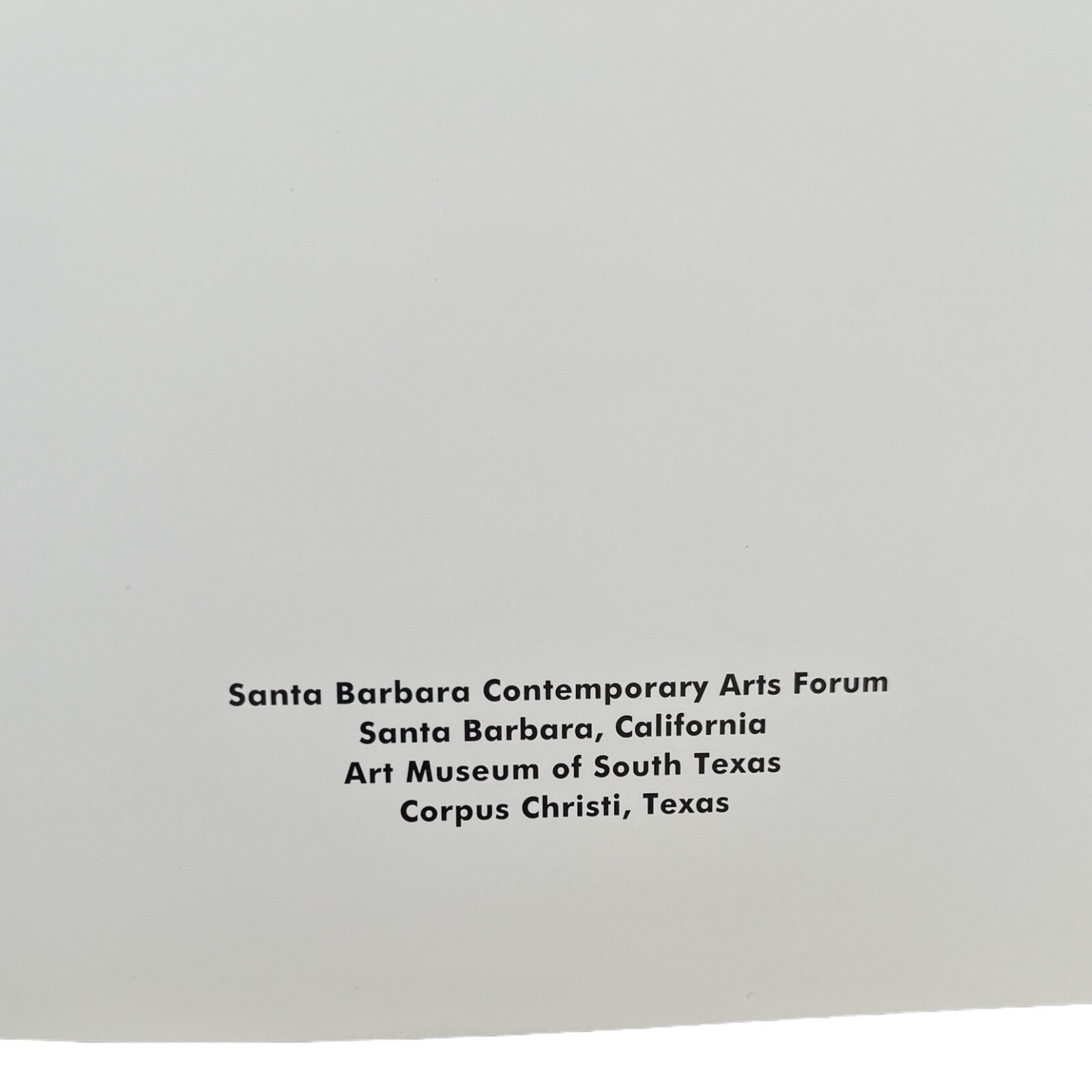 Jene Highstein Gallery Landscape Signed Art Book Hardcover Santa Barbara Texas