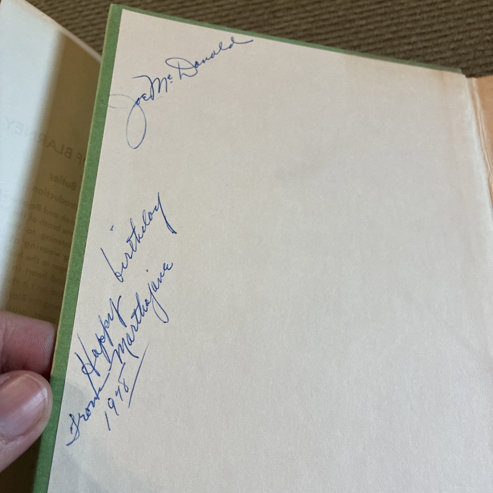 The Book of Blarney by Anthony Butler – HC/DJ 1969 – First Edition – Irish Humor