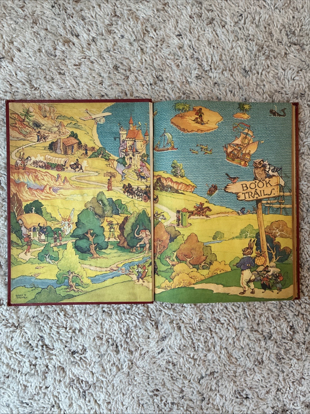 BOOK TRAILS Complete 8-Volume Set Original 1928 Copyright Great condition