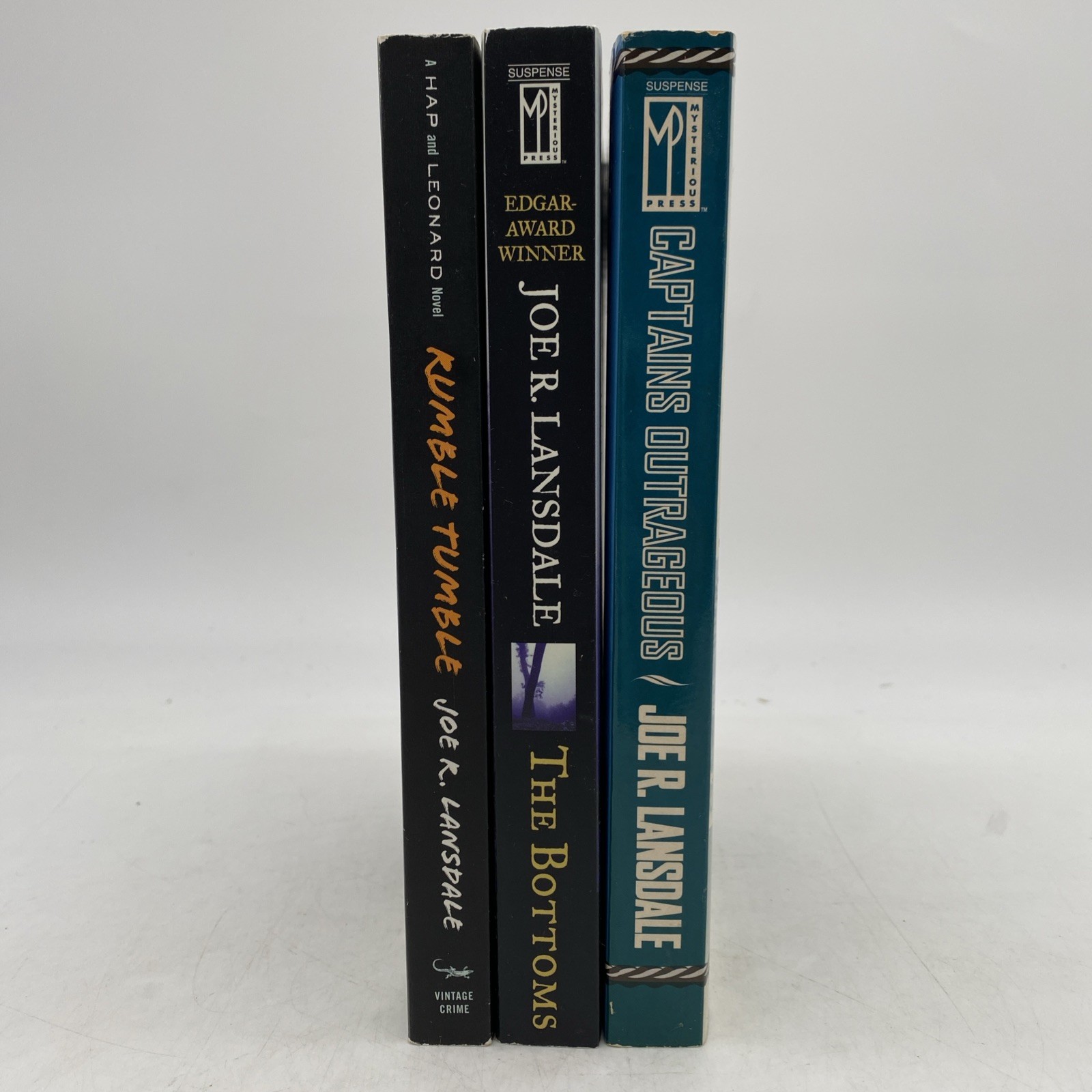 Joe R. Lansdale Lot of 3 Trade Paperback Novels 1 Signed!