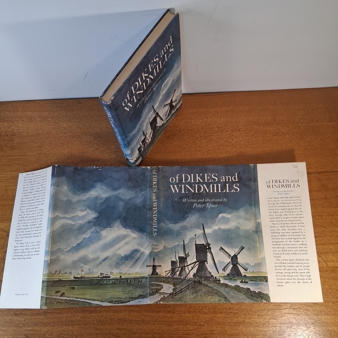 Of Dikes and Windmills Peter Spier 1st Ed ©1969 Hardcover Dustjacket Illustrated