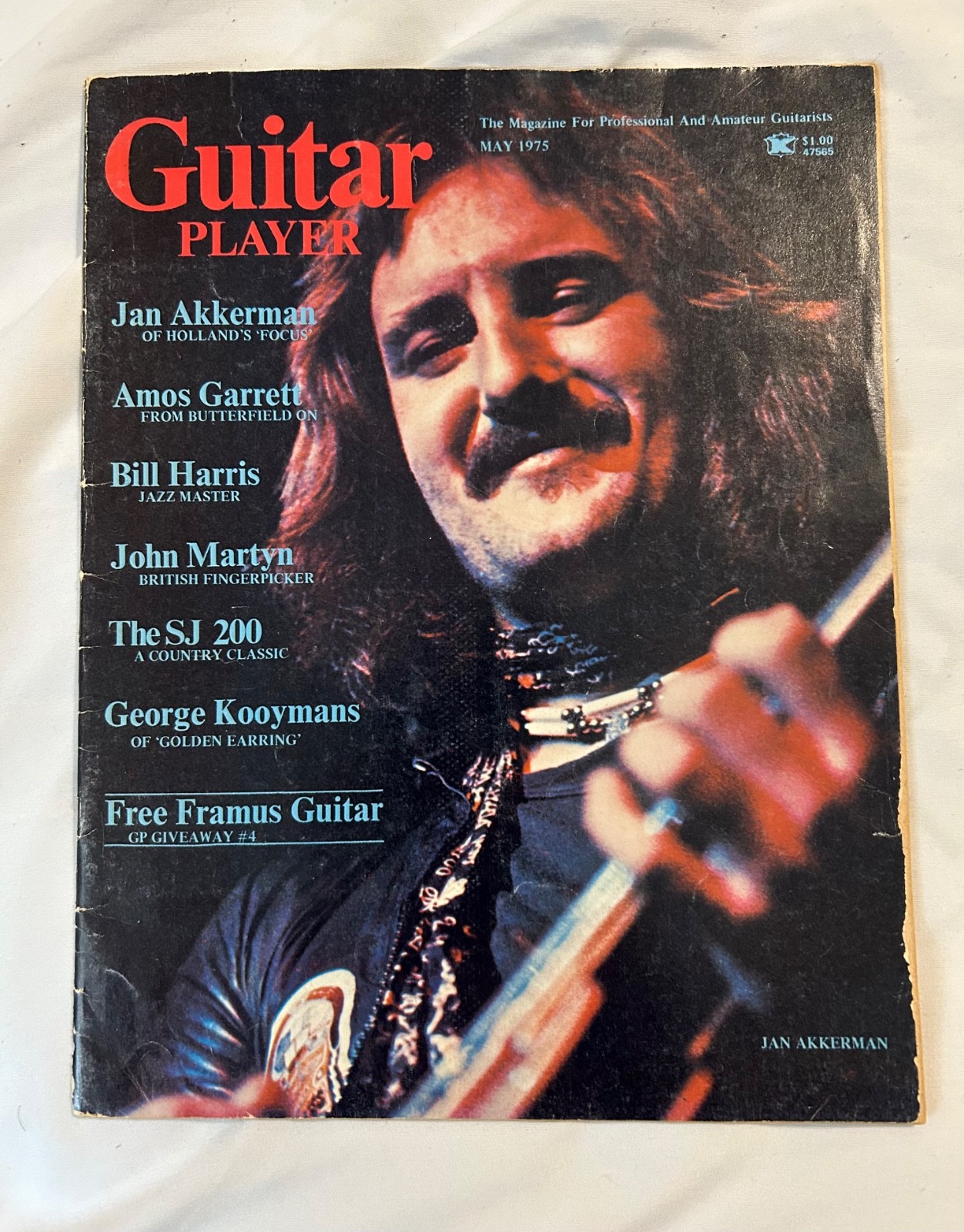 Vintage GUITAR PLAYER Magazine May 1975 Jan Akkerman