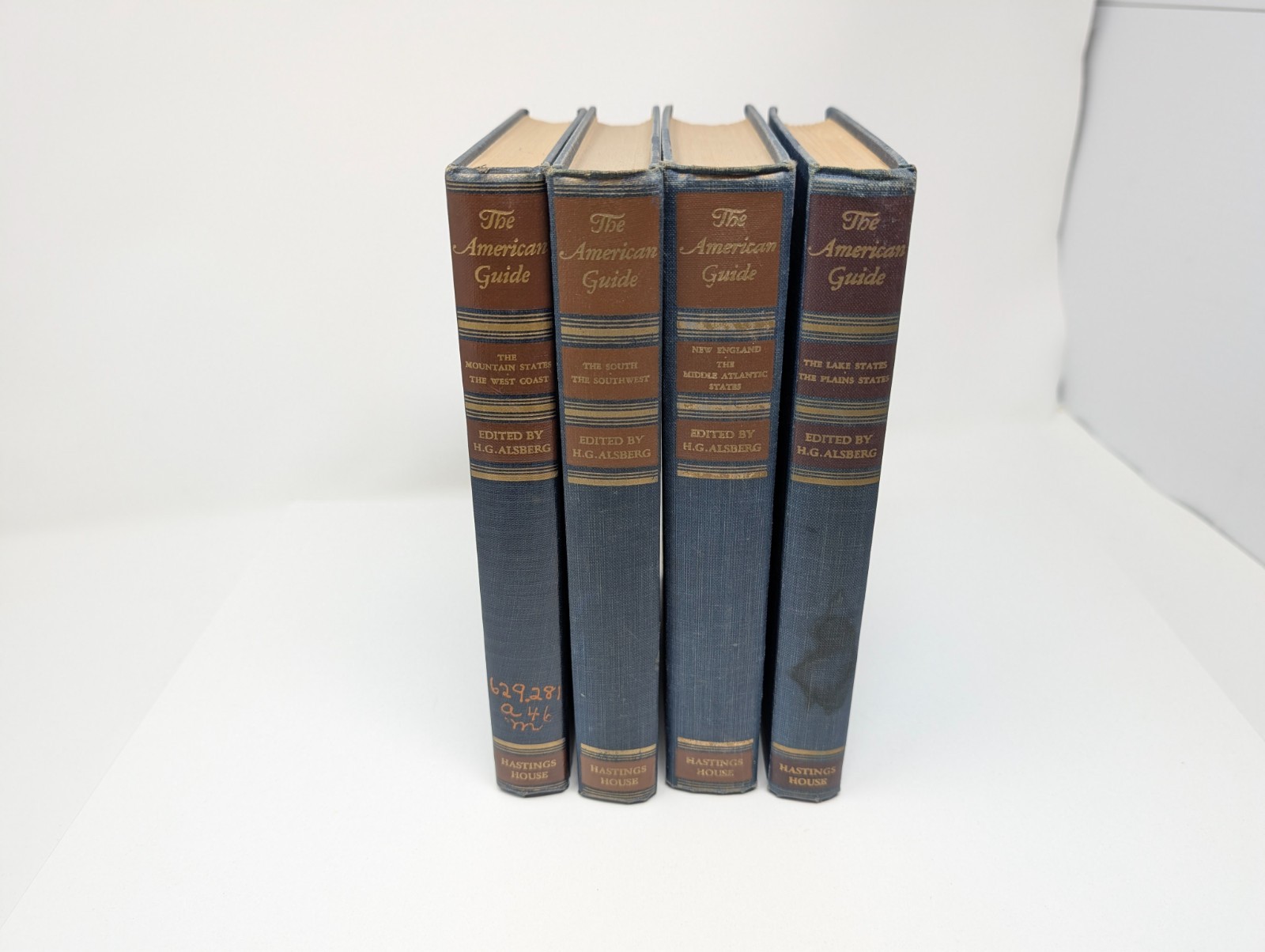 The American Guide by Henry Alsberg, 1949 Complete 4 Vol. Set WPA Travel Guides