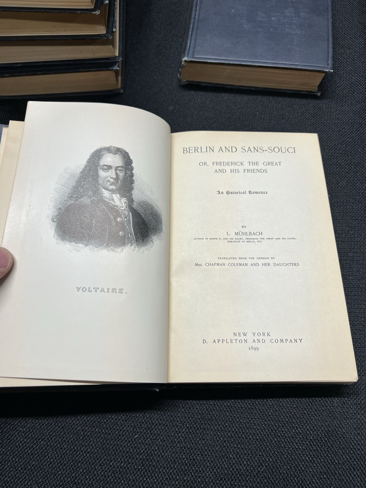 Lot Of 6 Books By L. Muhlbach, 1899