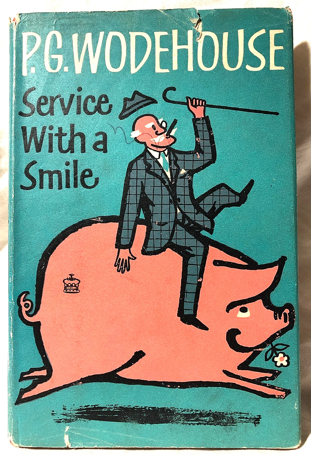 P G Wodehouse – Service With a Smile – 1st 1962 Jenkins – HMS Bellerophon