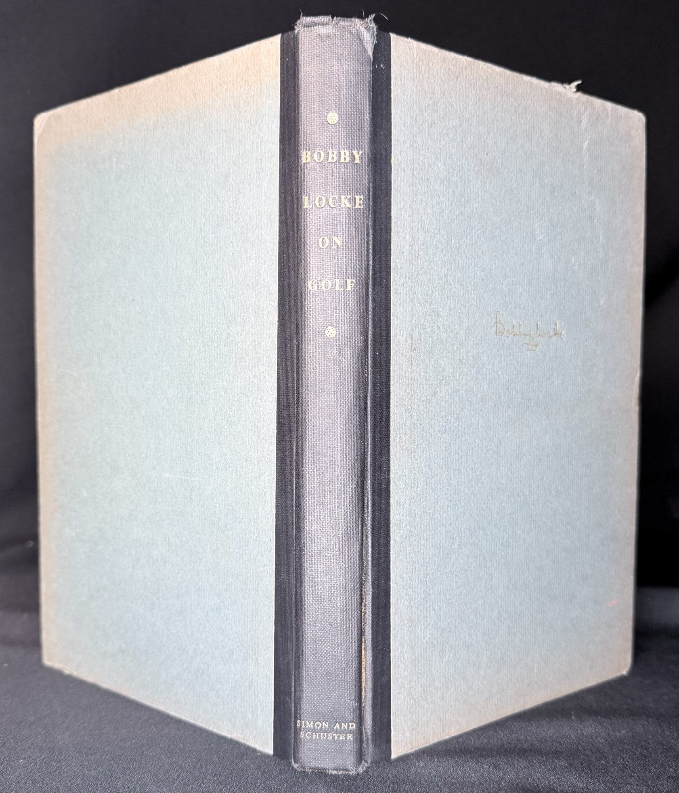 Bobby Locke On Golf 1954 HC 1st Edition/1st Printing Robert Locke Vintage
