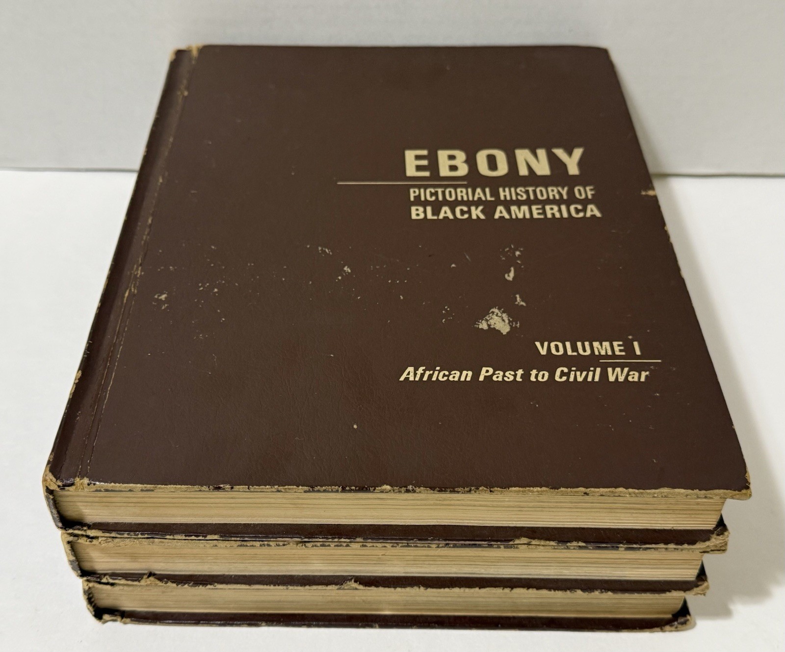 Ebony Pictorial History of Black America Volumes 1-3 Hardcover 1971