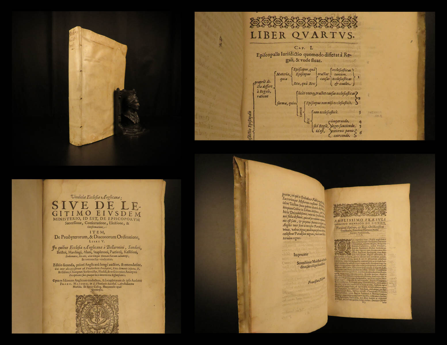 1625 1ed English Francis Mason Consecration Bishops Church England anti Catholic