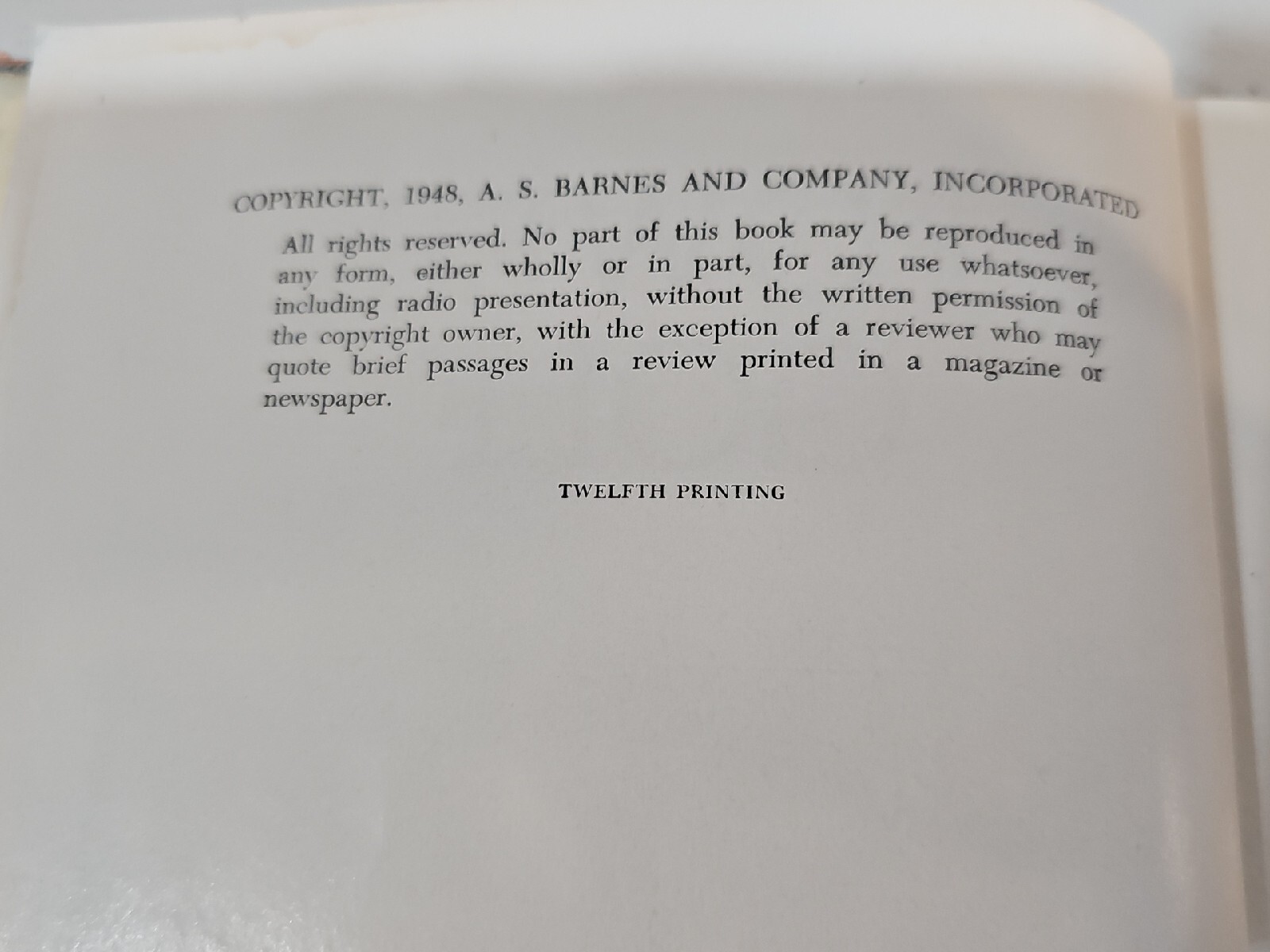 RARE 1948 Book – Power Golf By Ben Hogan – 12th Printing (HC)