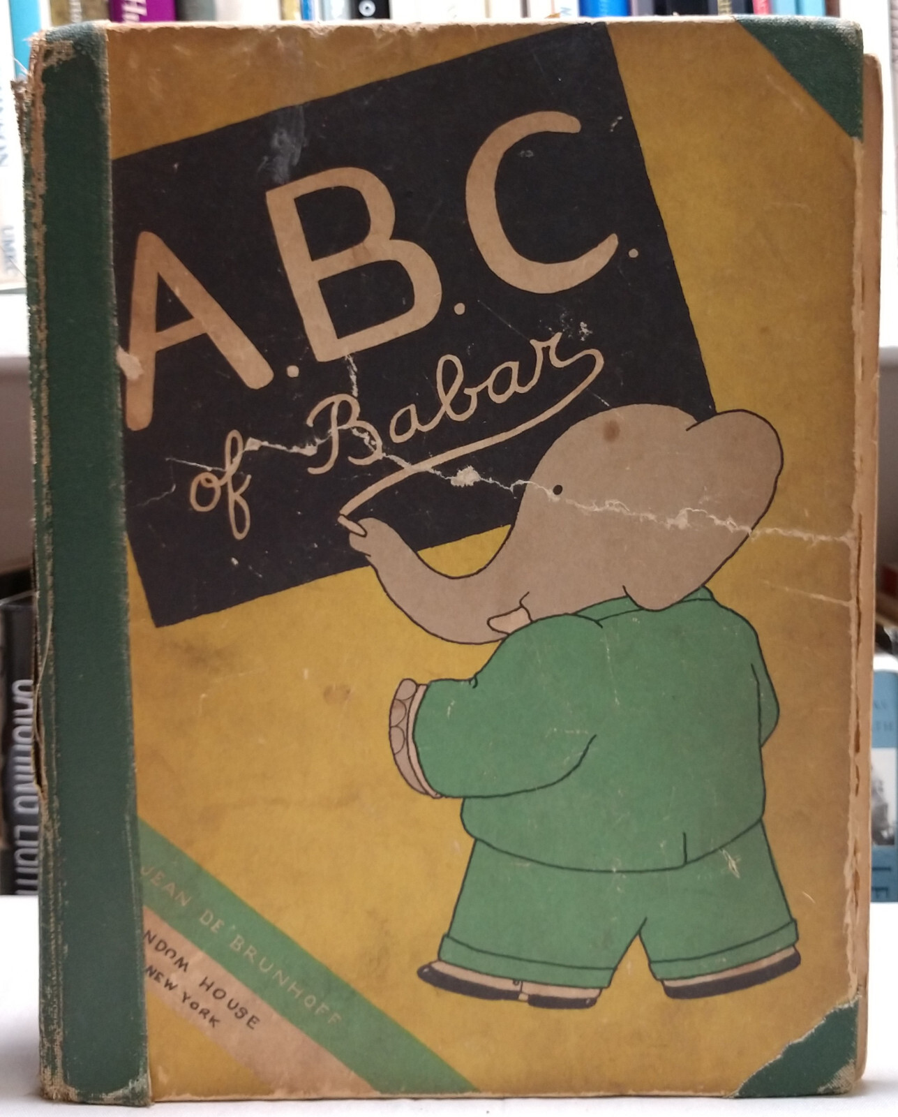 ABC of Babar – Jean de Brunhoff – Vintage First Edition – 1936 HC