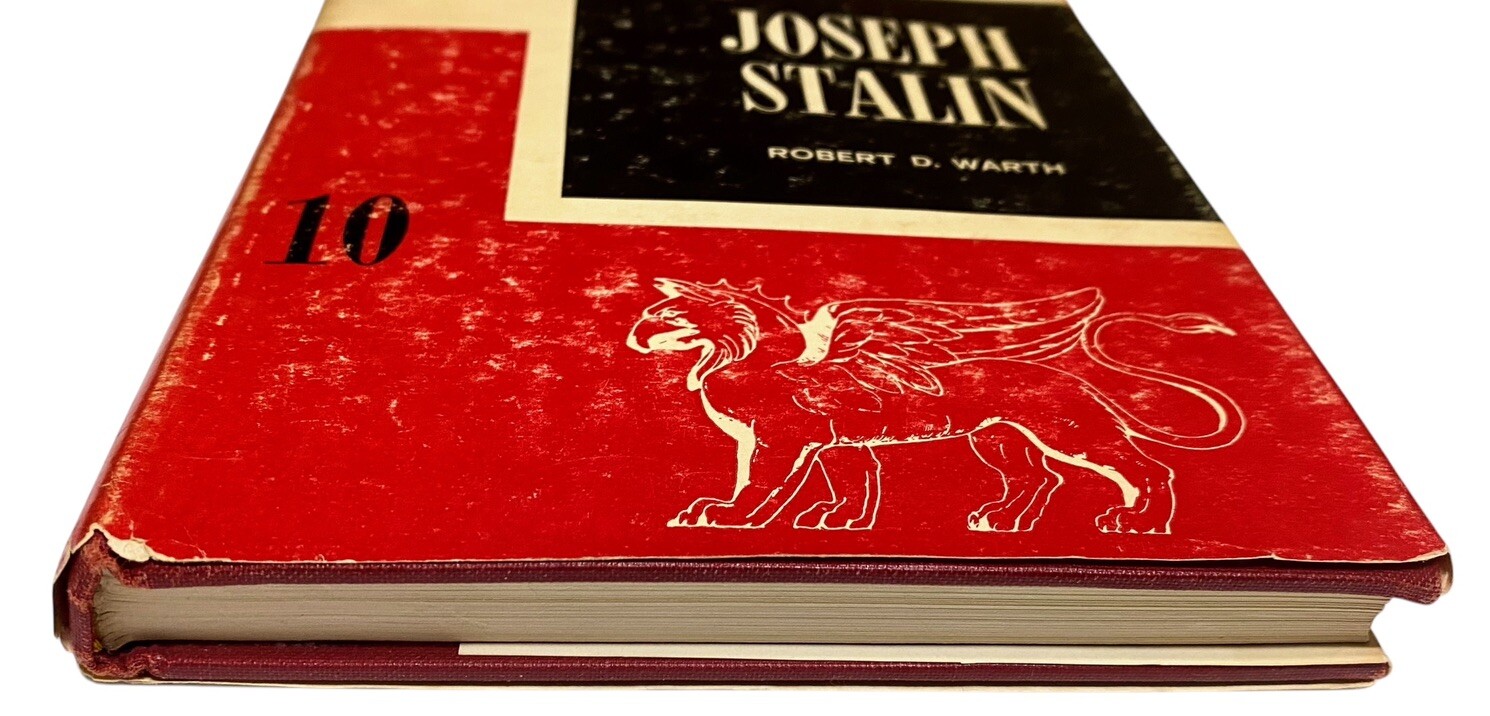 1969 Joseph Stalin Robert Warth Soviet Union Twayne’s Rulers & Statesmen Series