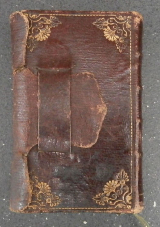 1831 Miniature decorated Leather Binding A COLLECTION OF HYMNS FOR METHODISTs