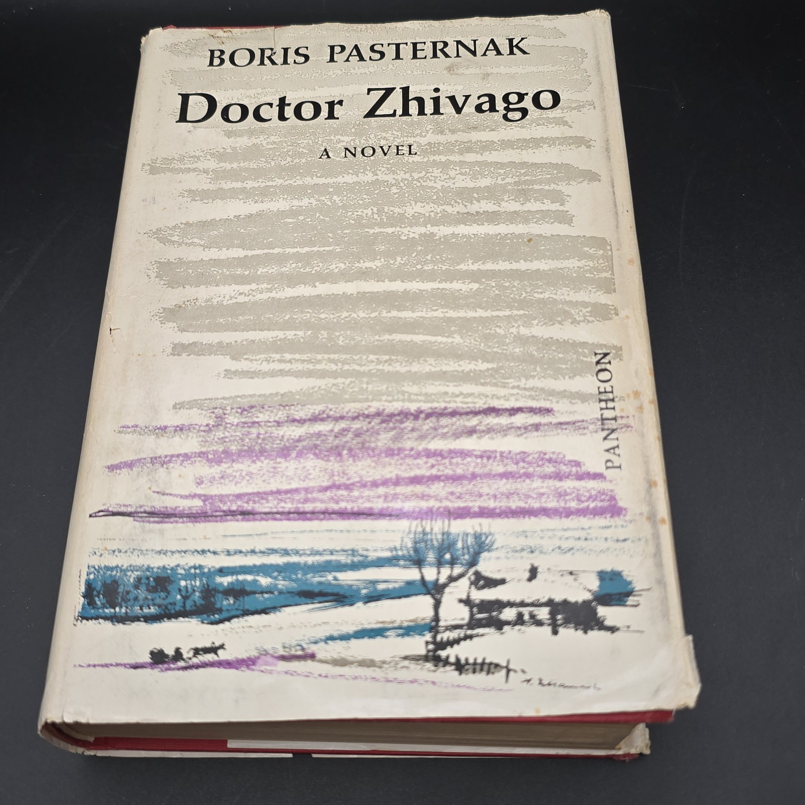 Vintage 1958 Doctor Zhivago – Boris Pasternak Hard Cover Dust Jacket 1st Ed