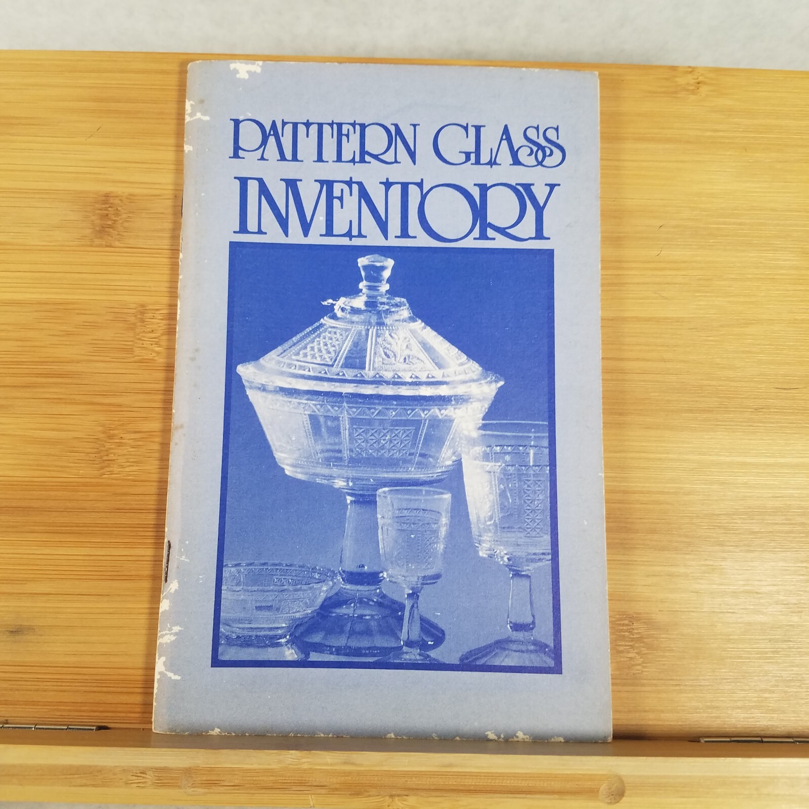 Pattern Glass Inventory Ledger – Vintage Stapled Paperback – Clean No Marks!