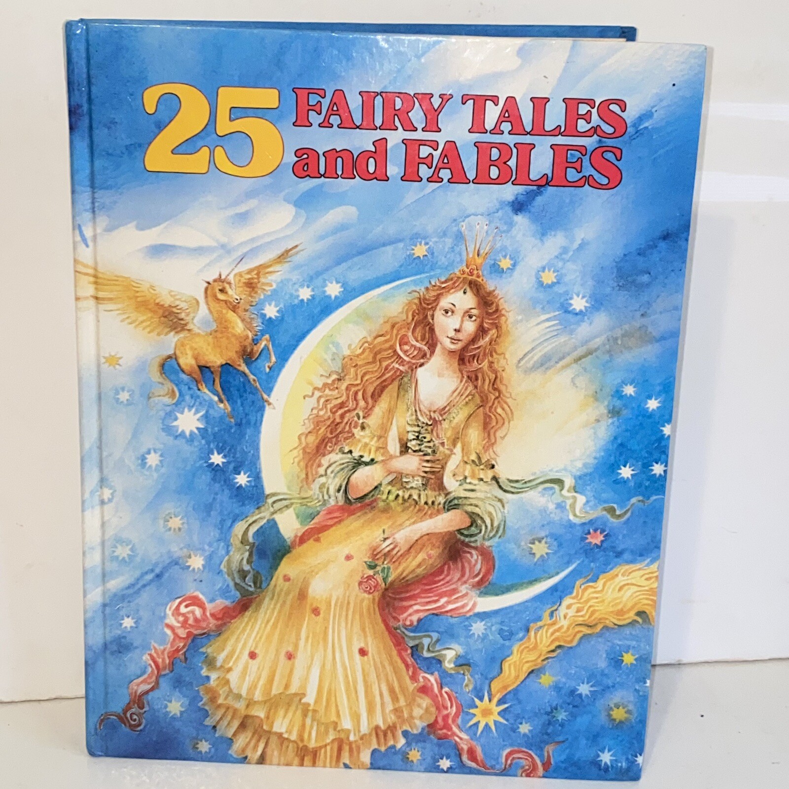 Vintage 1988 Fairy Tales and Fables Hardcover 1st Edition Color Illustrations
