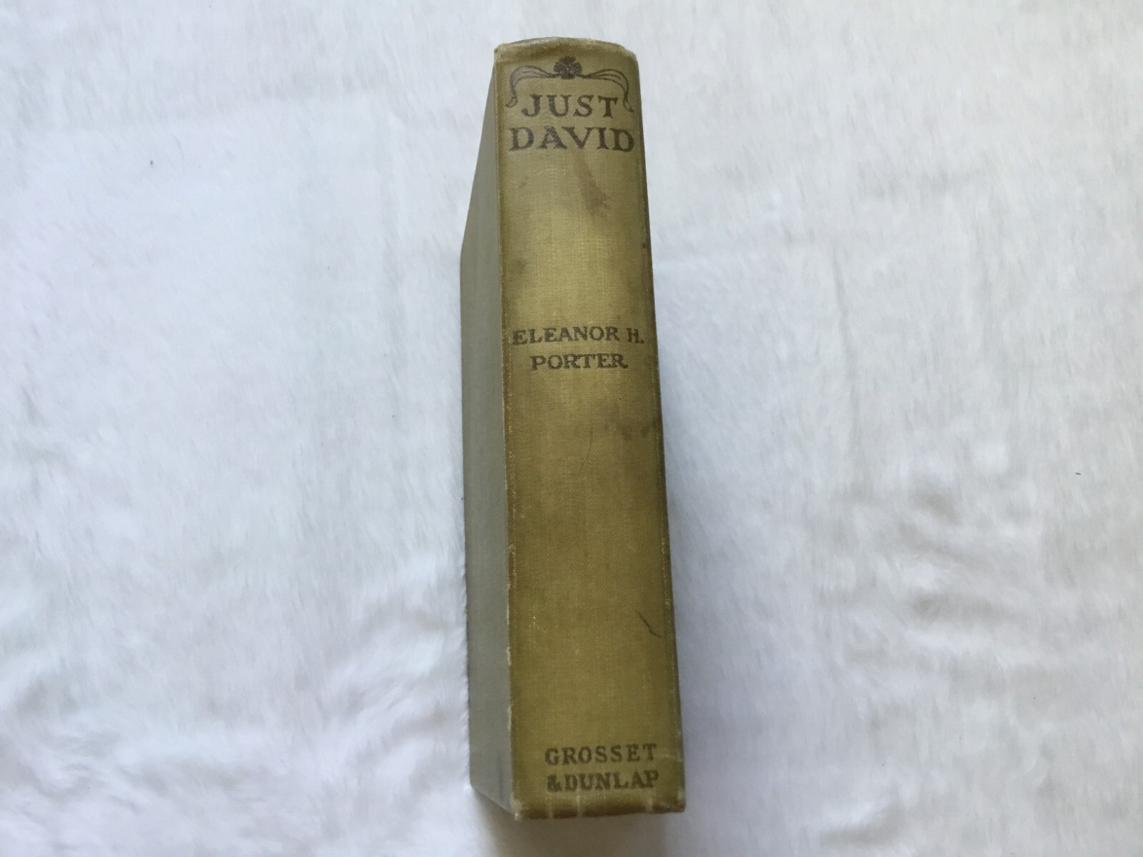 Just David by Eleanor H. Porter Vintage Hardcover Book Grosset & Dunlap