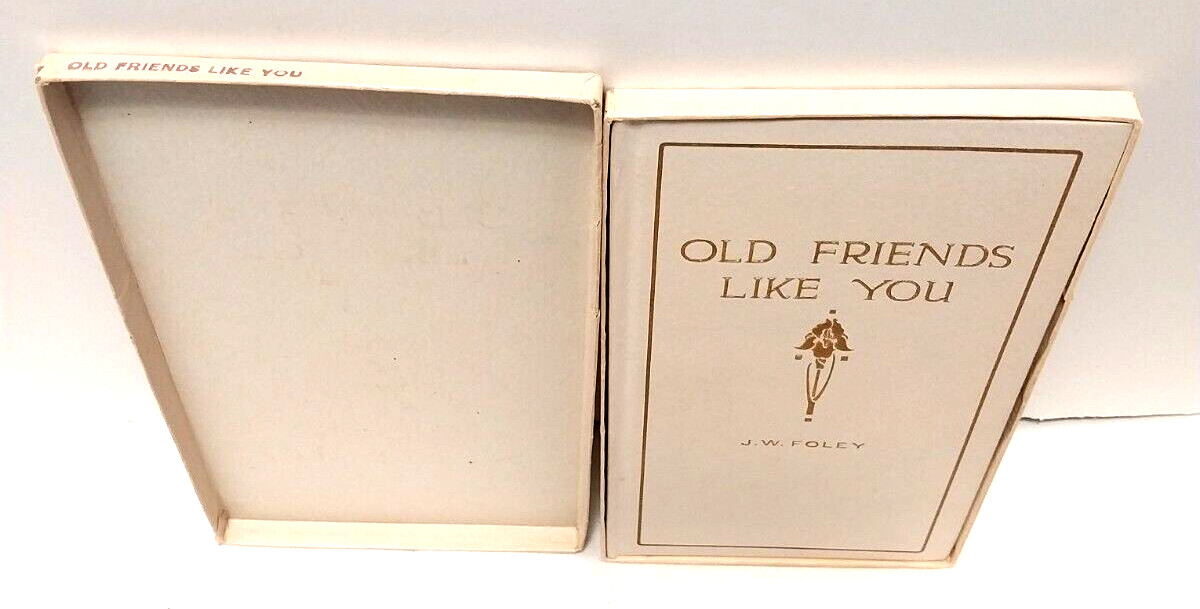 OLD FRIENDS LIKE YOU by J W Foley (1914, Thin Hardcover) In Original Box / Rare!