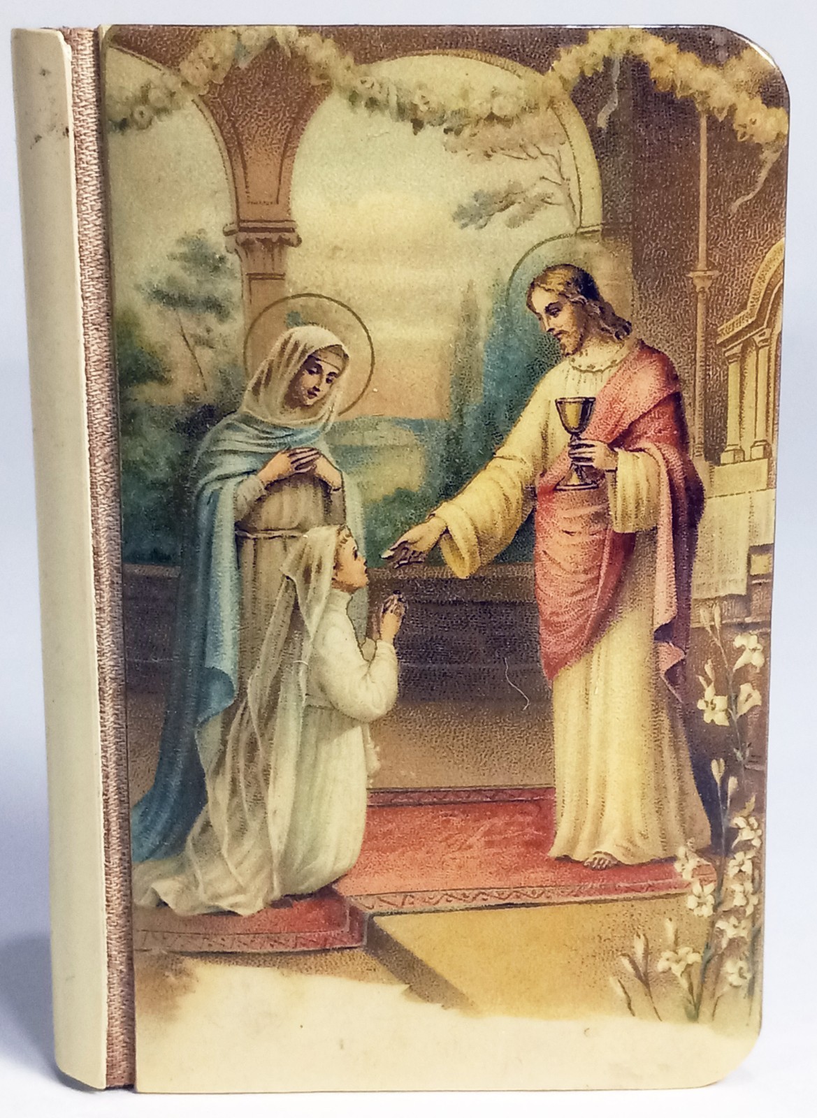 Antique 1925 THE LITTLE CATHOLIC CHILD’S PRAYERBOOK-Celluloid Covers-Prayer Book
