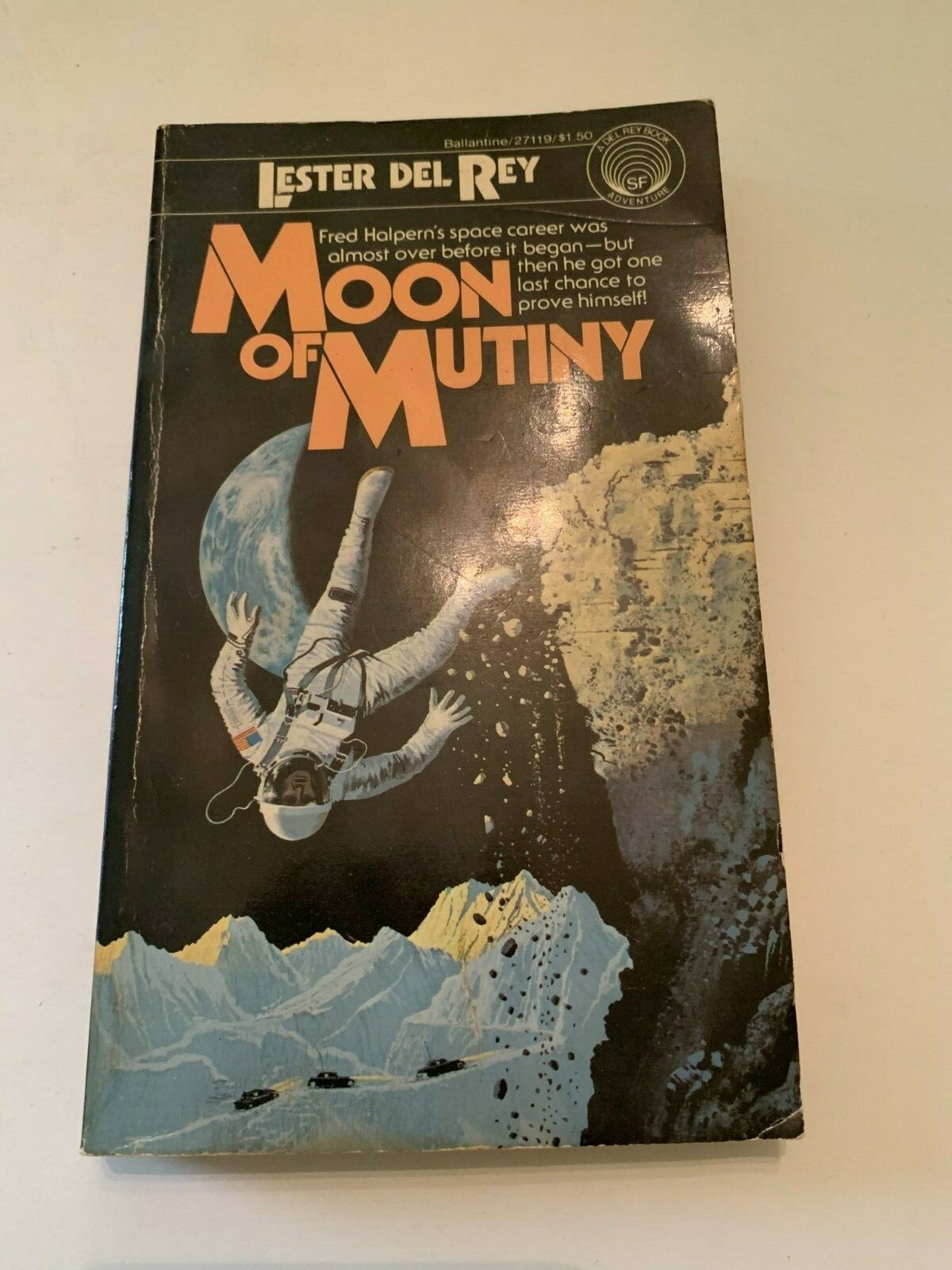 1977 Moon Of Mutiny by Lester Del Rey Paperback