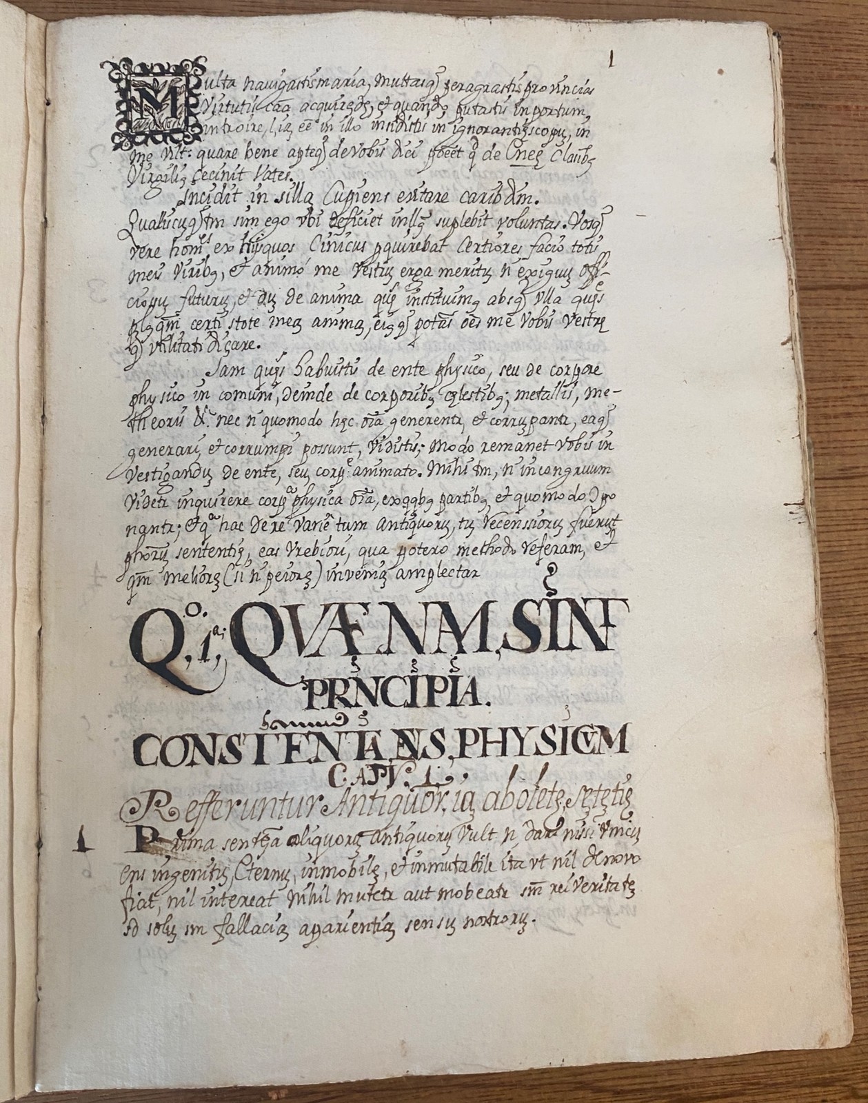 SELECTA QUAESTIONES THEOLOGICAE by St Thomas Aquinas 1679 – Manuscript Copybook