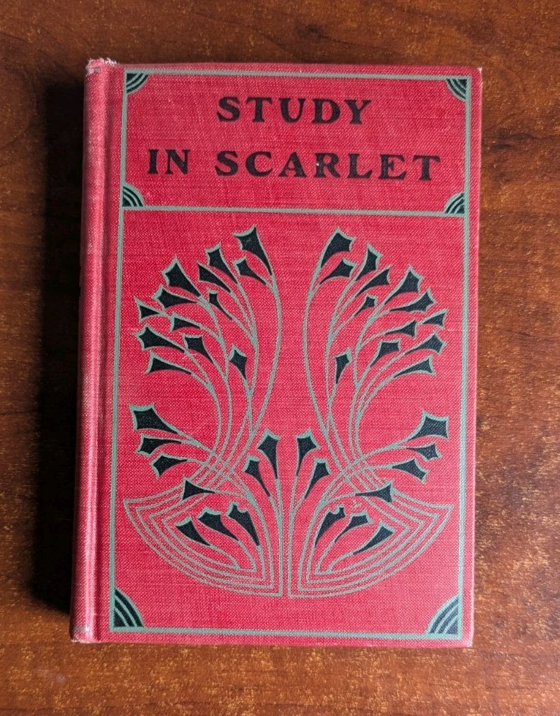 A Study In Scarlet Conan Doyle 1899-1902 Sherlock Holmes Merchon Co. New York