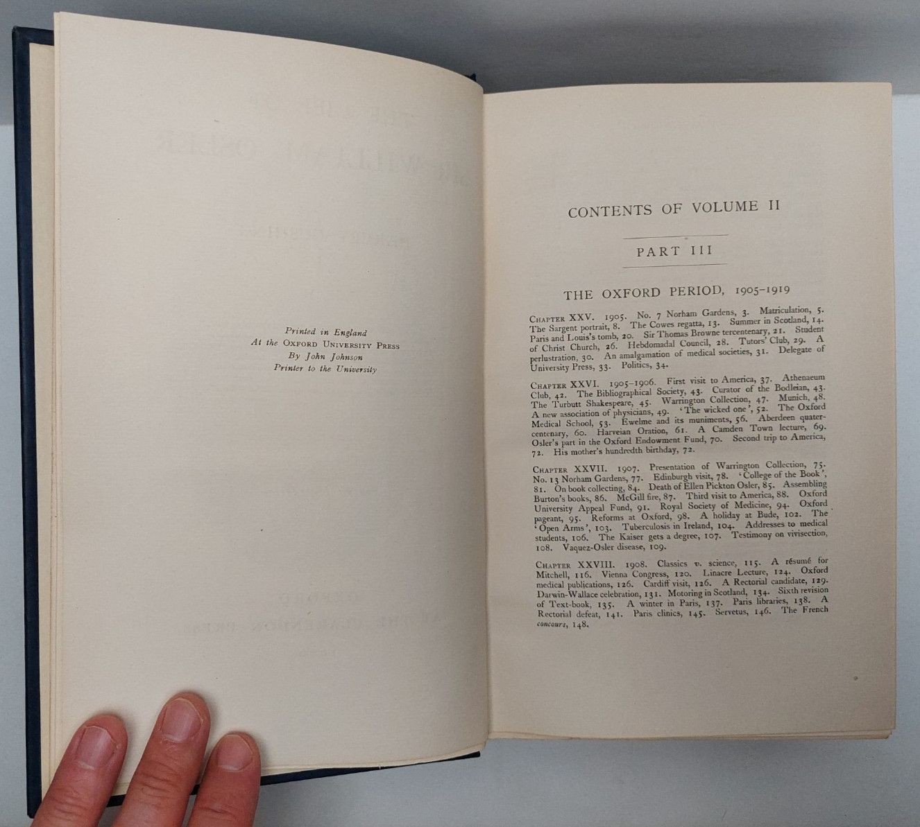 Life of Sir William Osler Harvey Cushing 2 Vols 1926 4th Impression Illustrated
