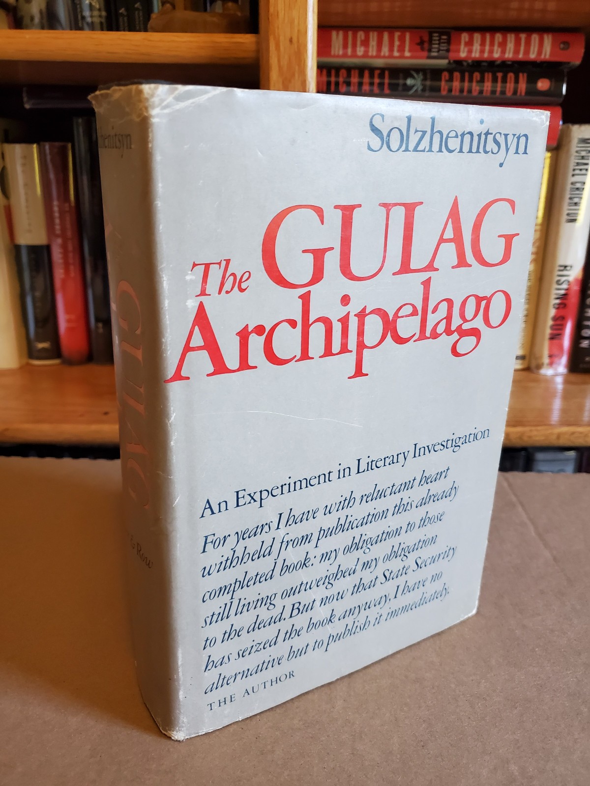 The Gulag Archipelago 1918-1956 – 1st Ed./1st Print – Solzhenitsyn – 1973, HCDJ