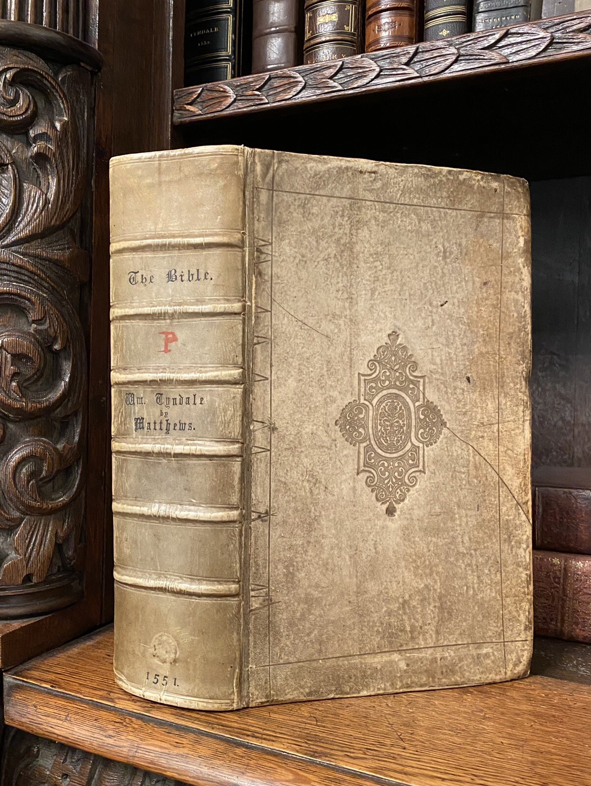 1551 WILLIAM TYNDALE Bible NEW TESTAMENT Vellum MATTHEWS Rare Variant FIRST ED
