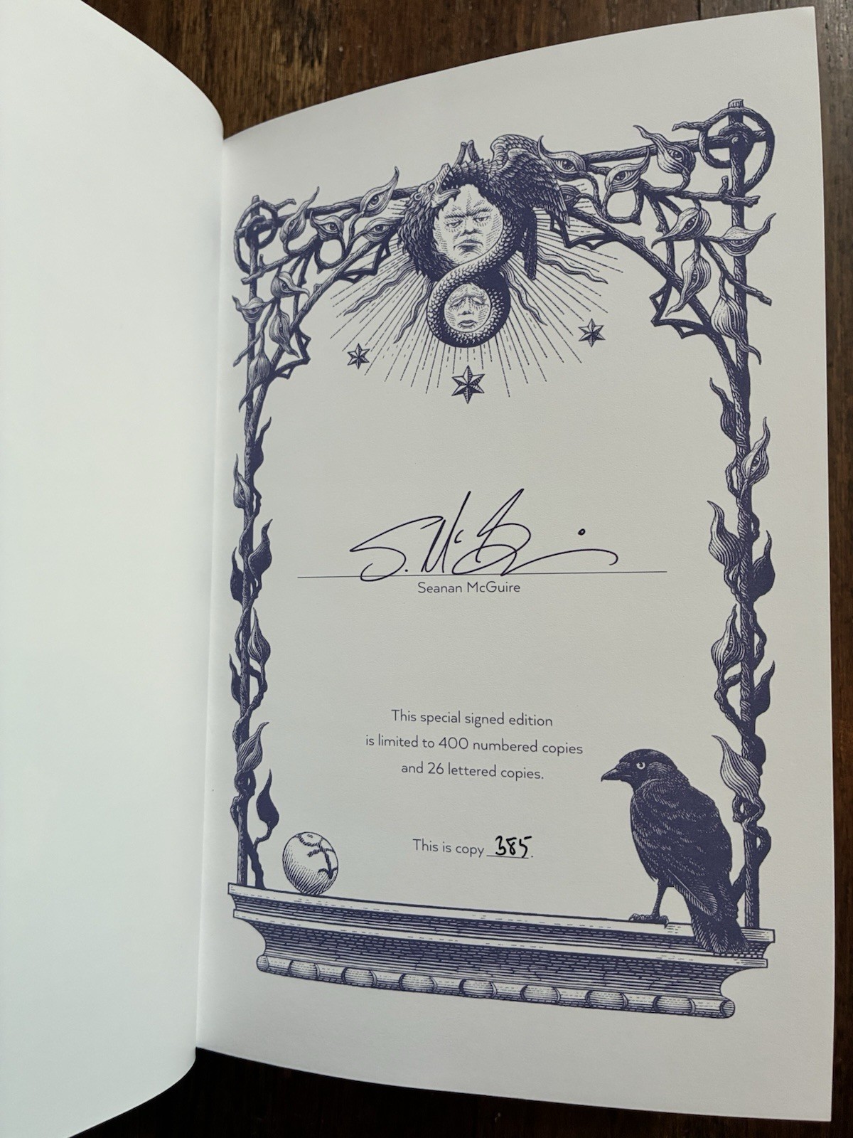 SIGNED Limited Edition MIDDLEGAME by Seanan McGuire Hardcover Subterranean Press