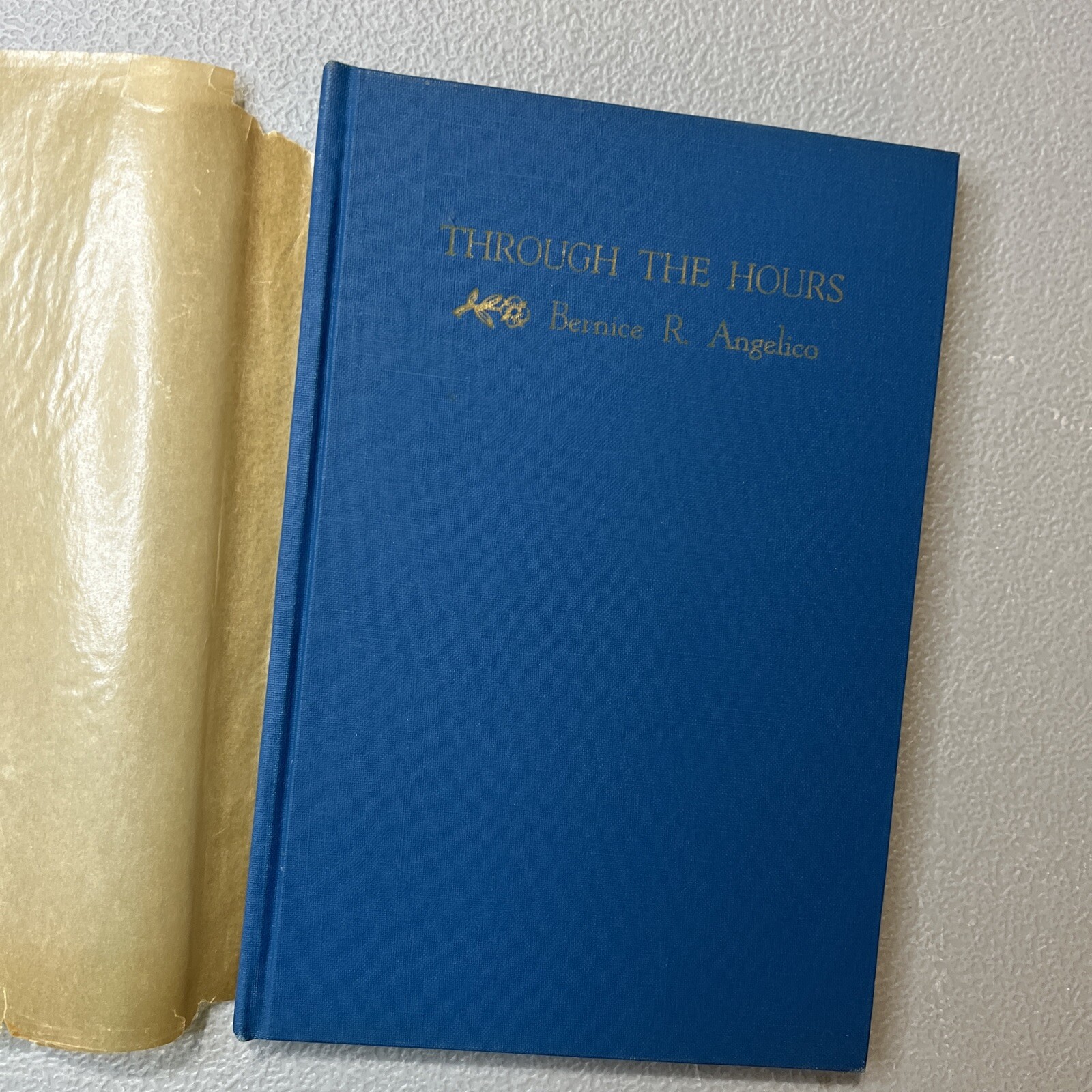 Through the Hours SIGNED Bernice Randall Angelico Poetry 1964 Washington DC