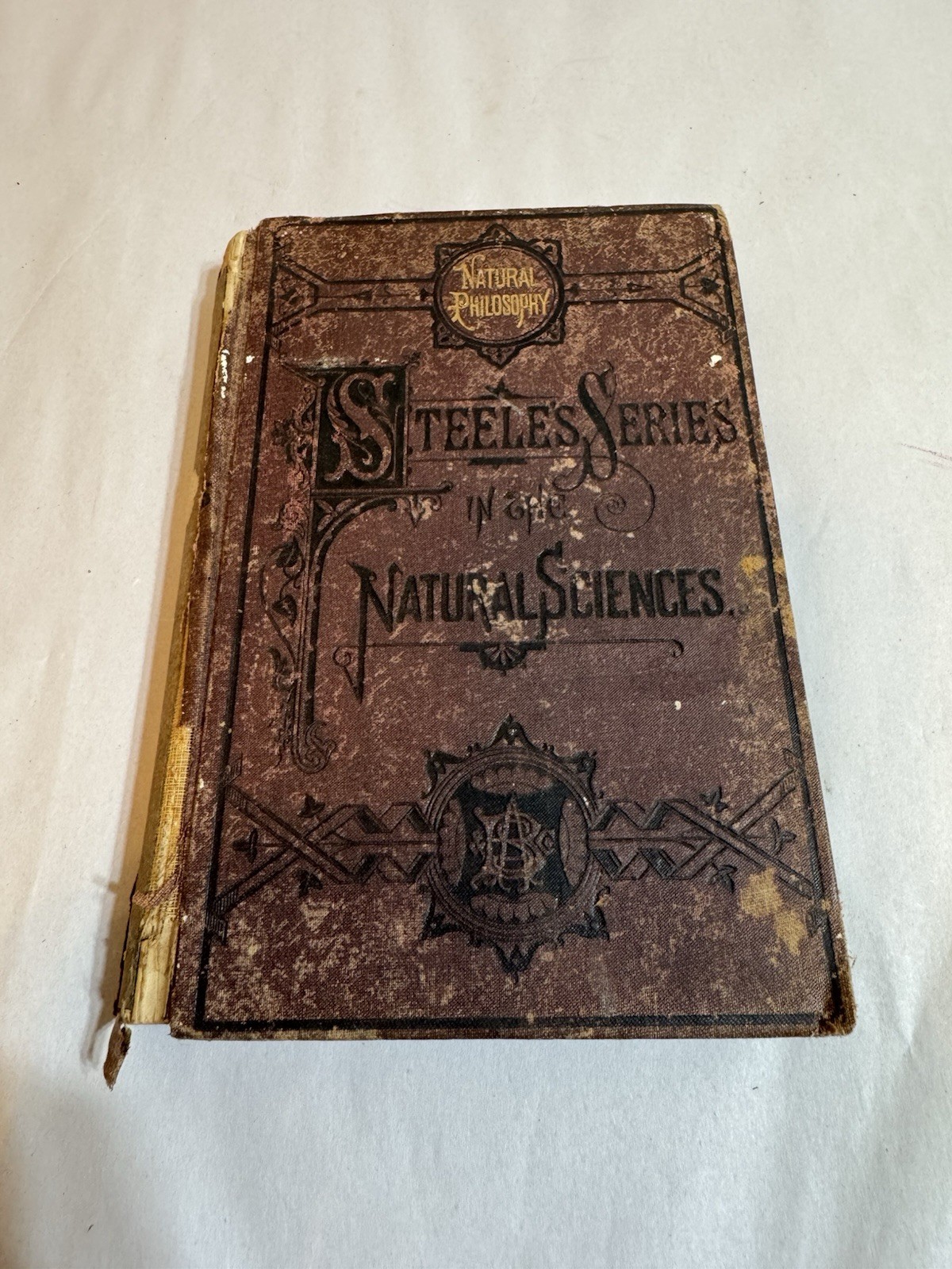 Fourteen Weeks in Physics J Dorman Steele 1878 Hardcover Used Book Vintage Rare