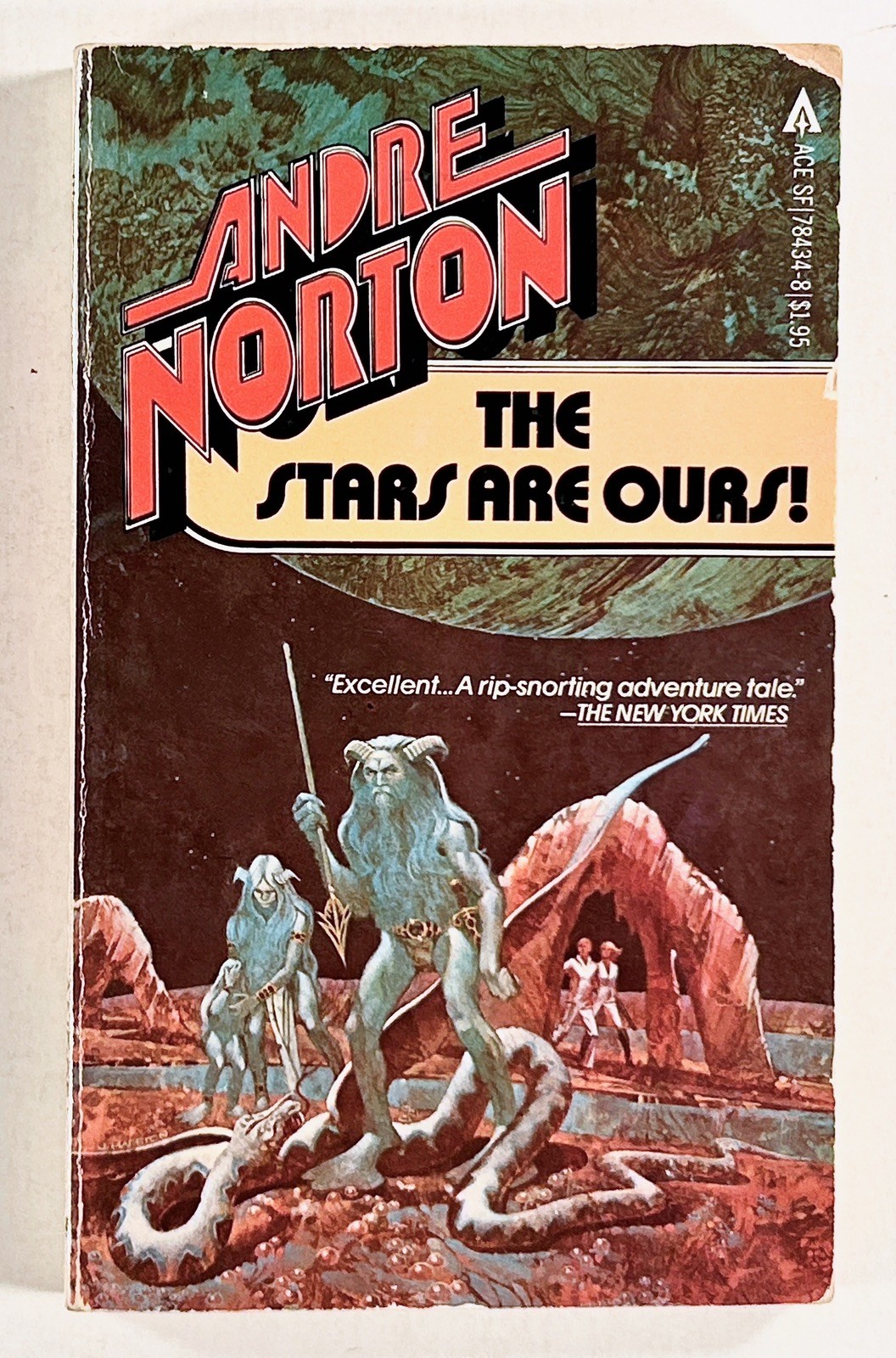 1982 Andre Norton THE STARS ARE OURS! space opera science fiction novel ACE PB