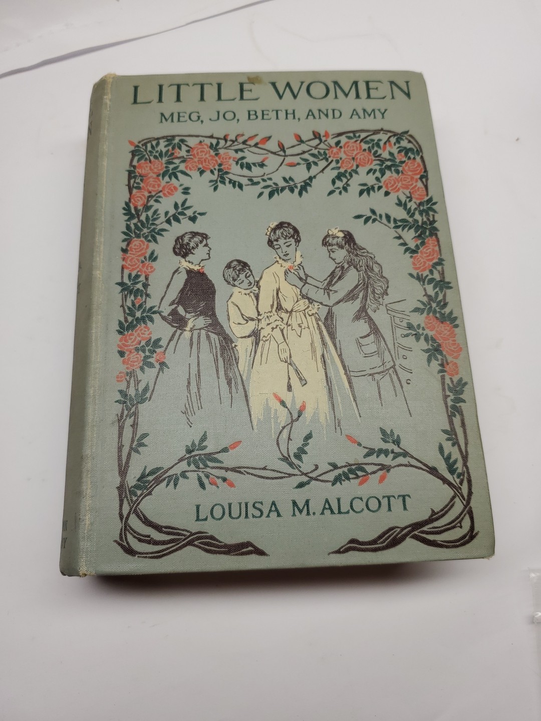 1896 LITTLE WOMEN Victorian GIFT HER ALCOTT Antique 200 ILLUSTRATIONS Civil War