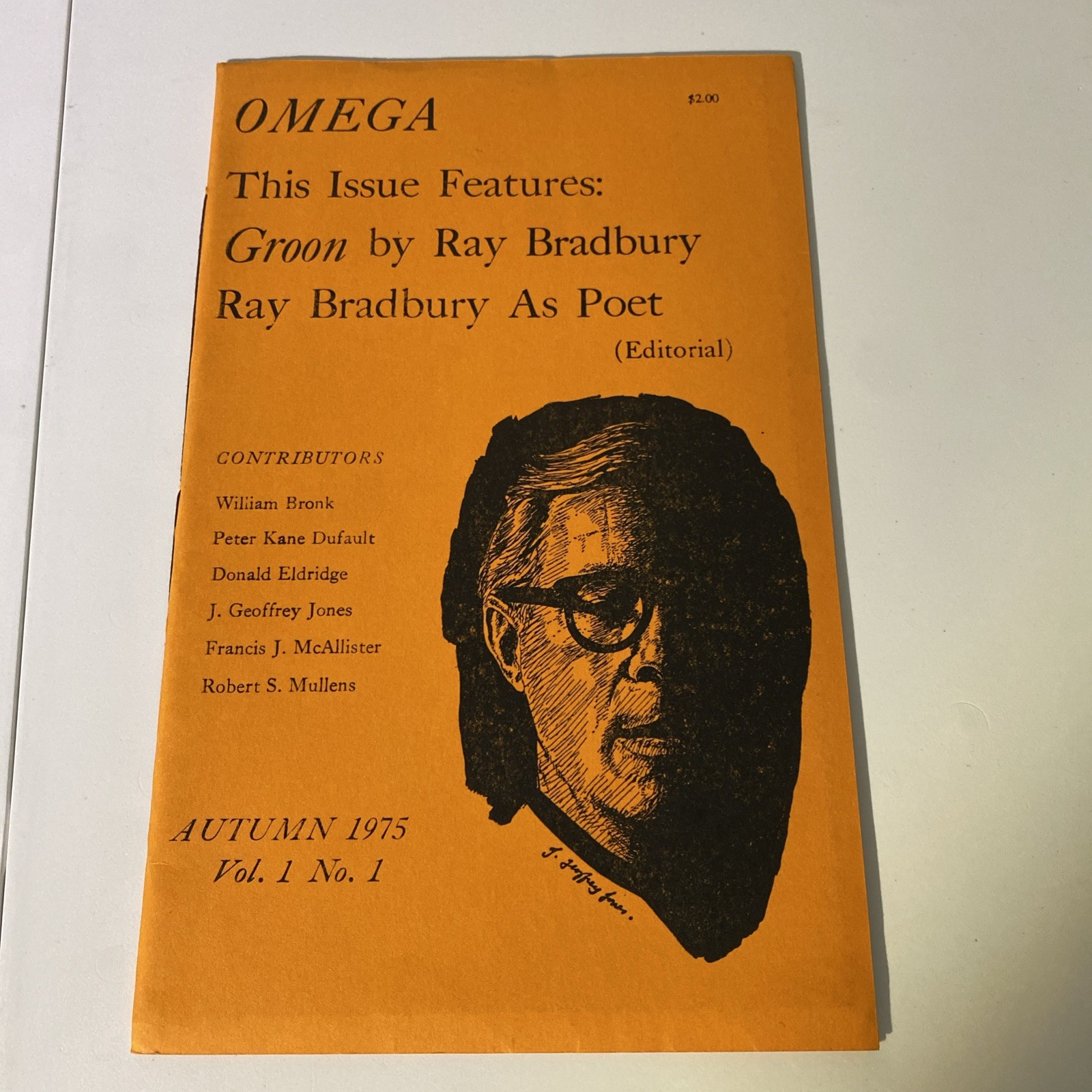 OMEGA Vol. 1 No. 1 (Autumn 1975) Vintage Science Fiction