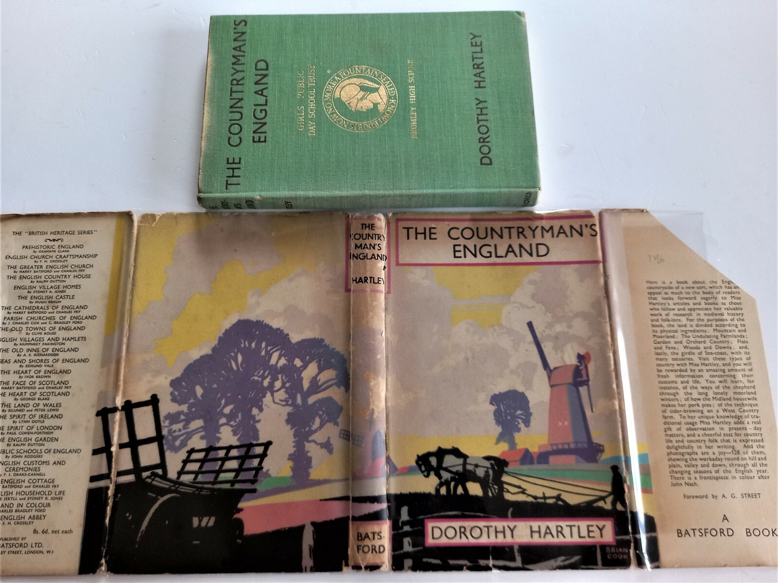 The Countryman’s England Dorothy Hartley Brian Cook B T Batsford 1942