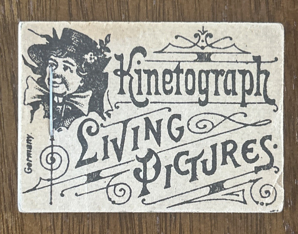 Antique Cinematograph Living Pictures Flick Book – Germany – Early Film History