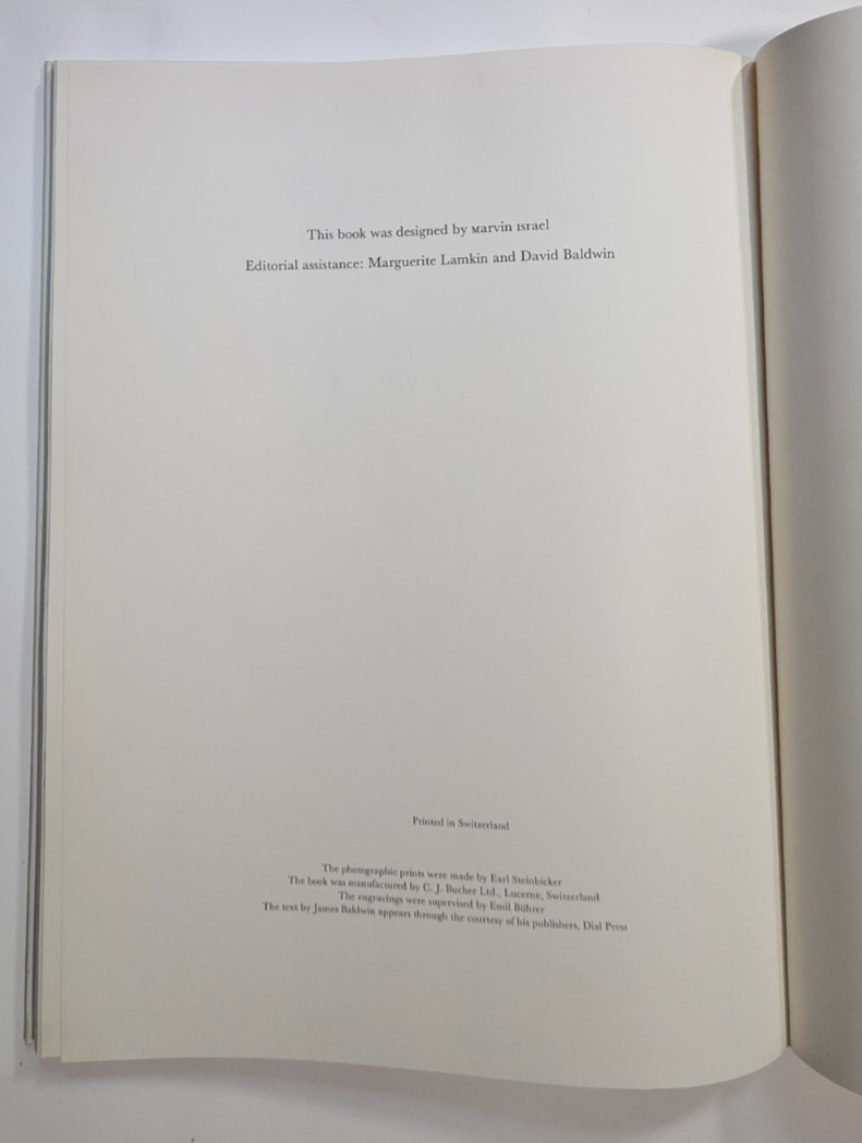 Nothing Personal | James Baldwin | Richard Avedon | 1st ED 1964 HC Slipcase