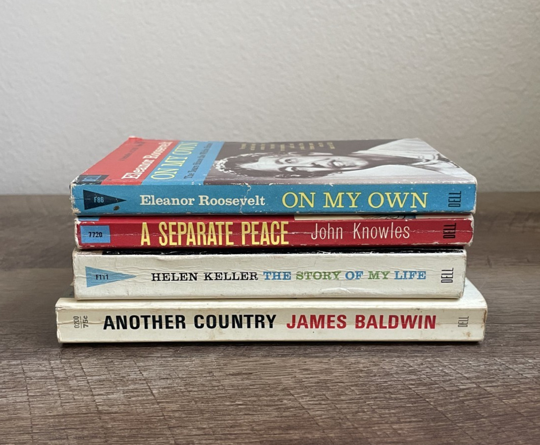Lot of 4, DELL Vintage Paperback Books, AMERICAN VOICES, 20th Century