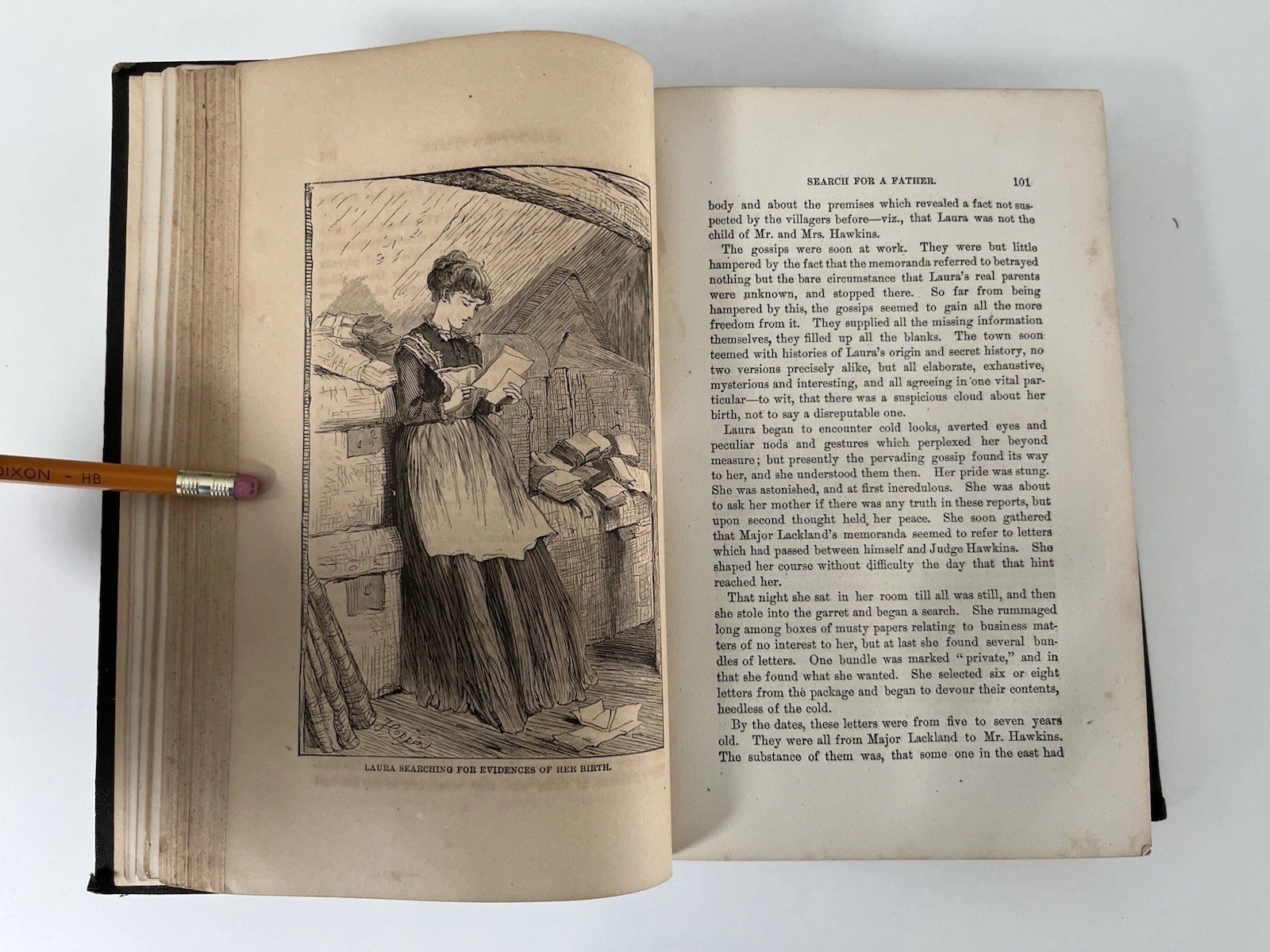 The Gilded Age by Mark Twain (1874) Vintage Early Printing Hardcover Book