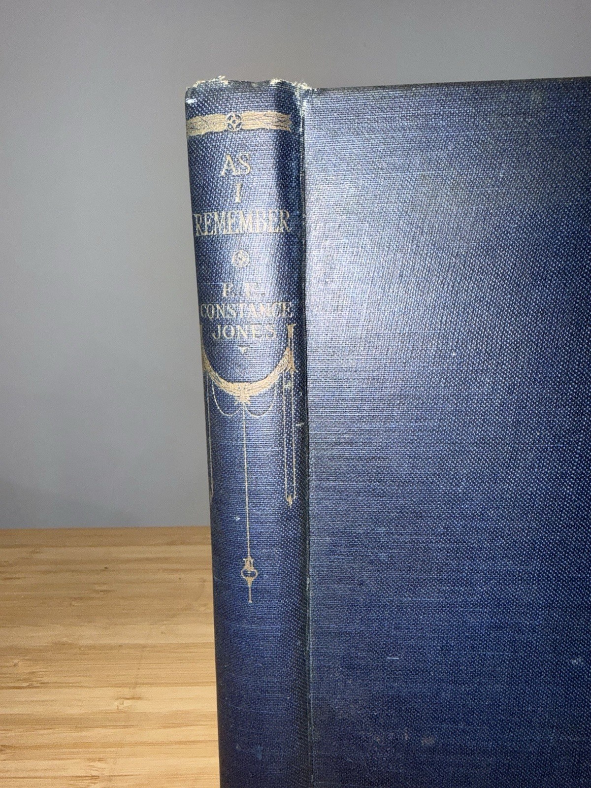 1922 First Edition As I Remember E.E. Constance Jones Autobiographical Ramble