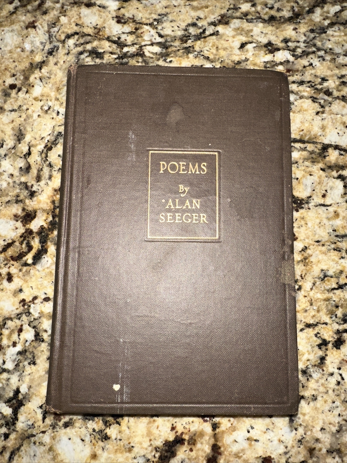 POEMS BY ALAN SEEGER HARDCOVER 1916