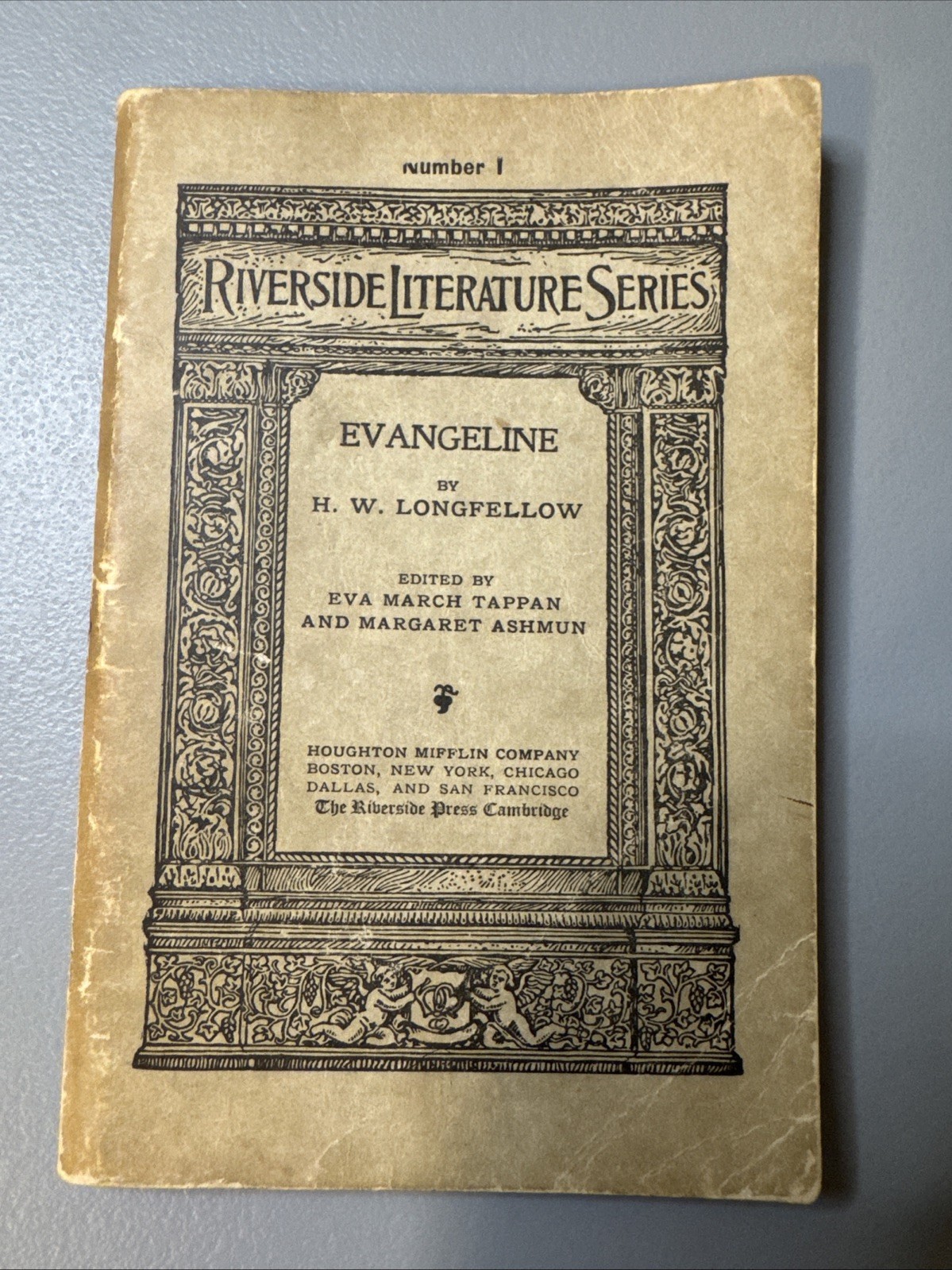 Longfellow’s EVANGELINE Book w/Illustration by F.O.C.Darley Boston 1883 Vintage