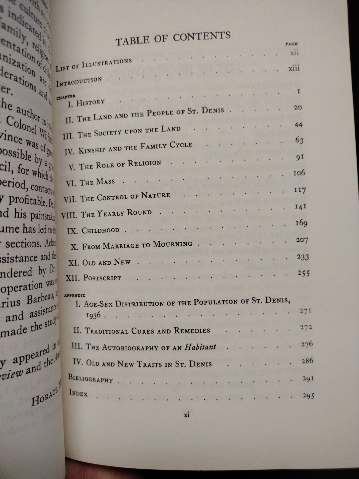 St. Denis A French-Canadian Parish Horace Miner University of Chicago Press 1966