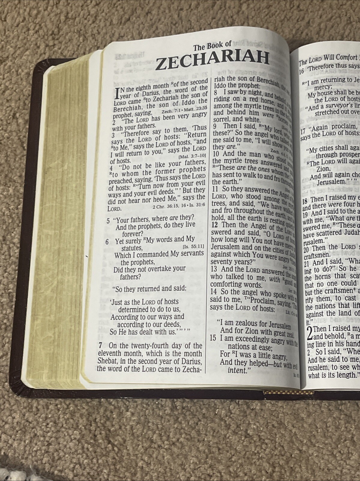 New King James Version Giant Print Nelson 433BG Leather Flex Nelson 1982