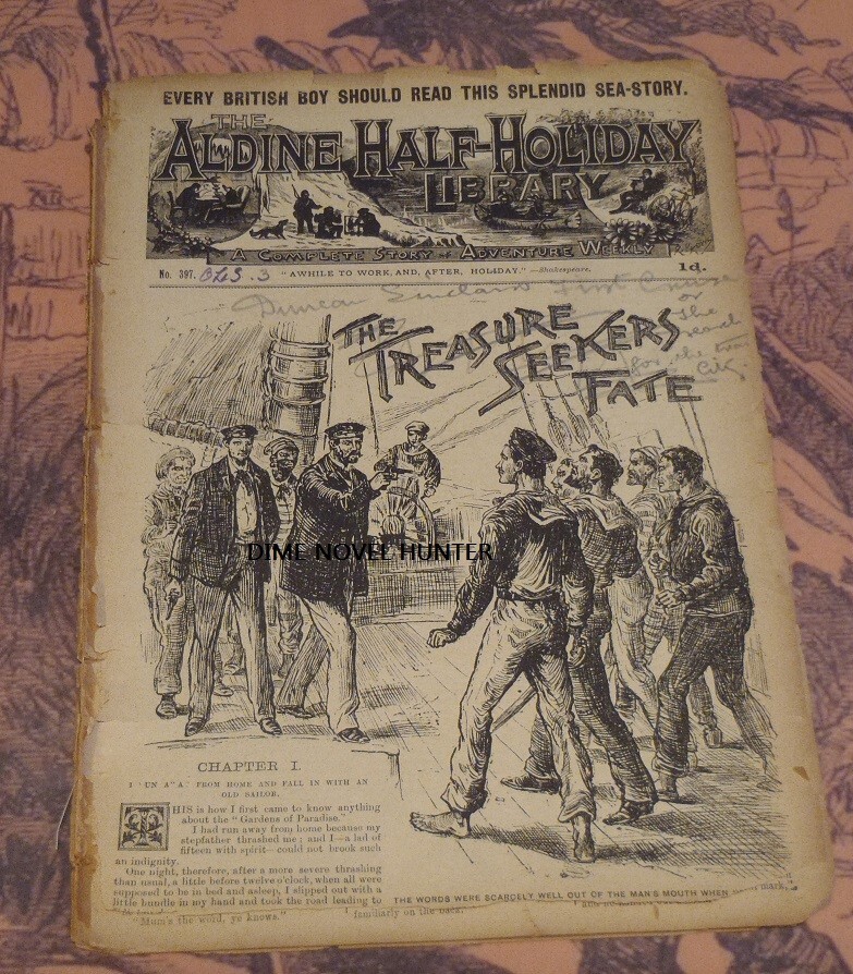 PIRATE STORY ALDINE HALF-HOLIDAY LIBRARY # 397 SCARCE PENNY DREADFUL